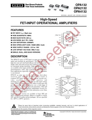 OPA132U/2K5 datasheet  